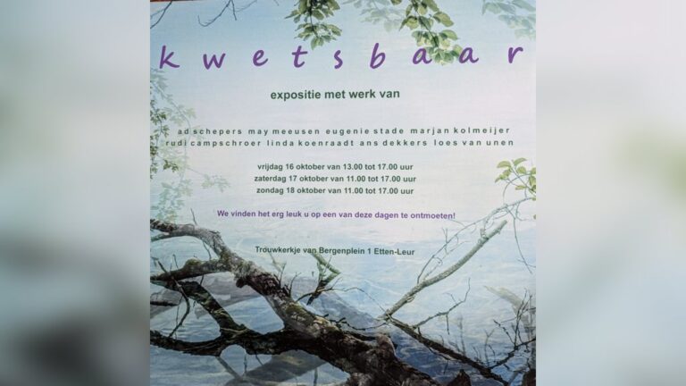 Mooie expositie over een kwetsbaar thema — museum-expo in Etten-Leur