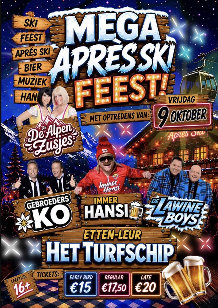 Mega Après Ski Feest — festival in Etten-Leur